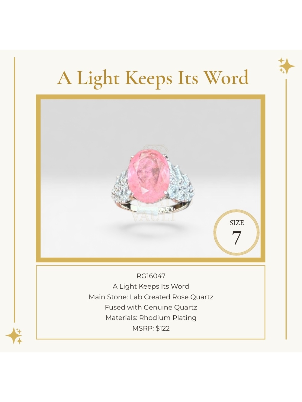 A Light Keeps Its Word - Size 7 - OG
